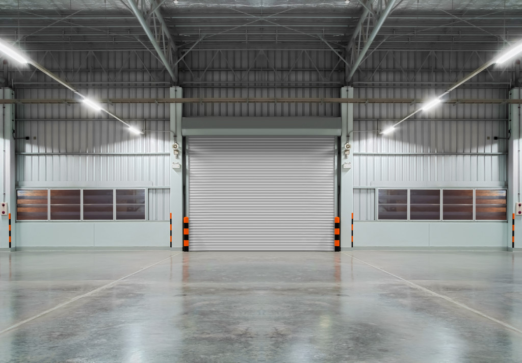 Empty interior of a industrial property for sale 